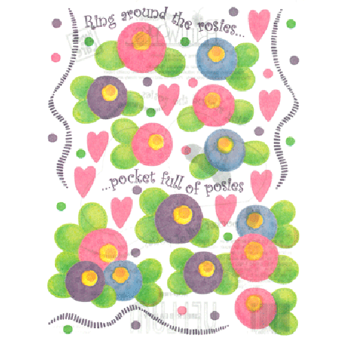 Ring Around the Rosies Vellum Stickers - PrintWorks image 0