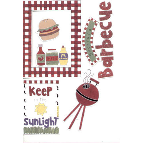 Backyard Barbeque 6 Piece Die Cut Set - My Mind's Eye image 0