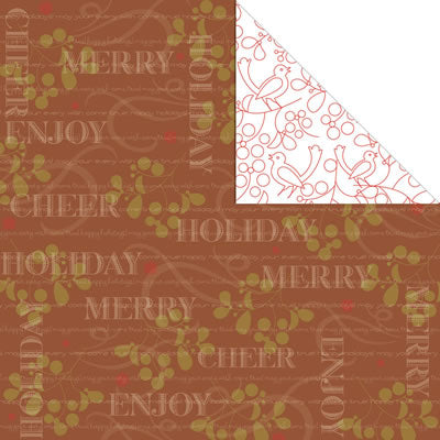 Mistletoe Double-Sided Paper - Creative Imaginations image 0