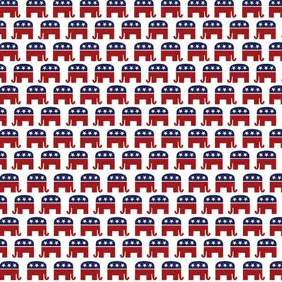 Republican Elephant Paper - Scrapbook Customs image 0
