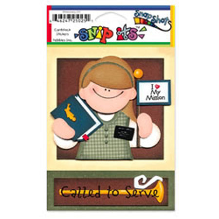 Snap Shot Missionary Girl Stickers - Pebbles Inc. image 0