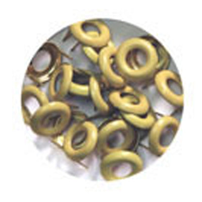 Large Yellow Eyelet Brads - Pebbles Inc. image 0