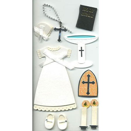 Baptism 3-D Essentials Sticker, SandyLion image 0