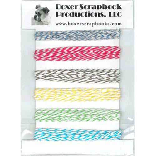 6 Pack Pastels Twine Assortment - Boxer Scrapbook Prod. image 0