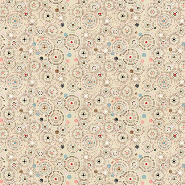 Circle and Dots Paper - Hot Off the Press image 0