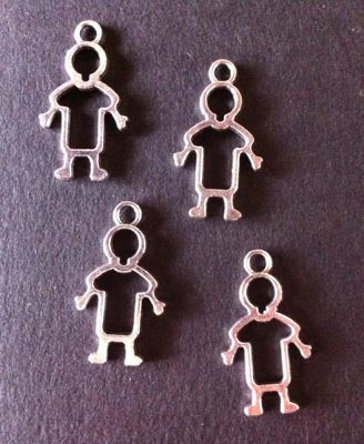 Boy Charm - 4 Per Pack image 0