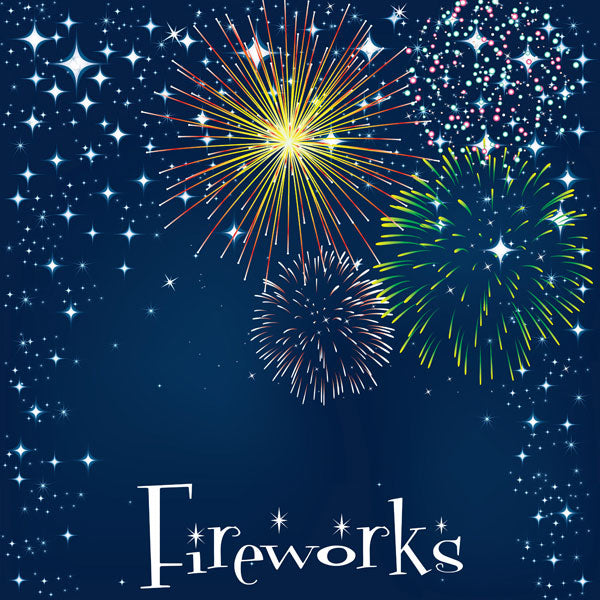 Magical Fireworks Paper - Scrapbook Customs image 0