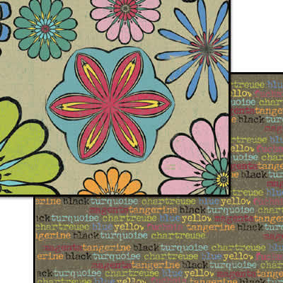 Ting A Ling Kaleidescope Double-Sided Paper - Carolees Creations image 0