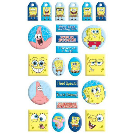 SpongeBob Gem Stickers, Sandylion image 0