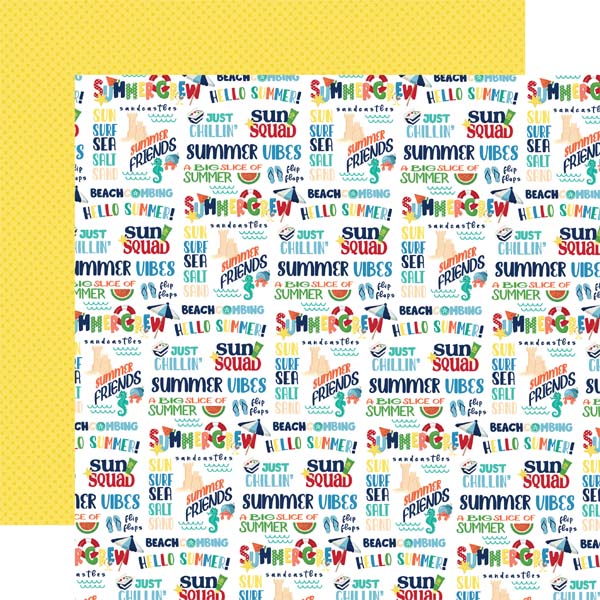 Summer Vibes Paper/Beach Party - Carta Bella image 0