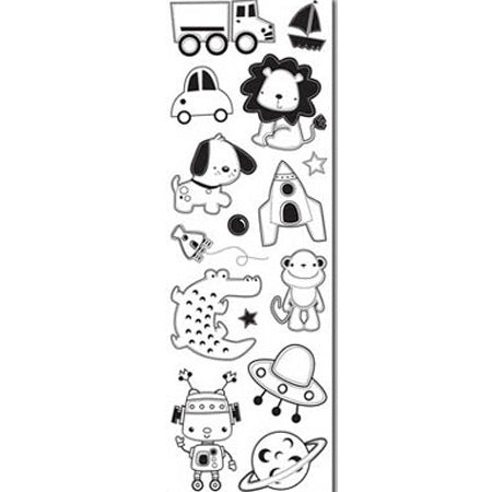 Boy Clear Stamps, Sandylion image 0