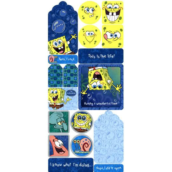 SpongeBob Tag Sticker, Sandylion image 0