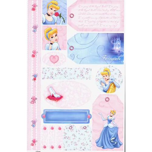 Cinderella Cardstock Sticker, SandyLion image 0