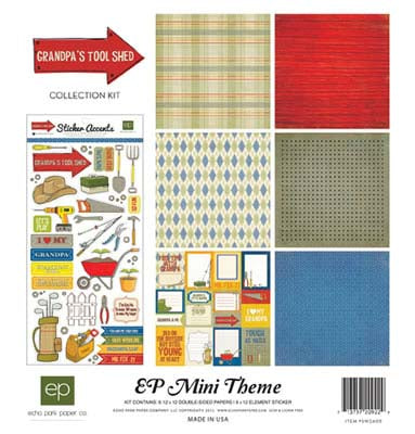 Grandpa's Tool Shed Mini Theme Collection Kit - Echo Park image 0