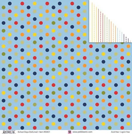 School Days Dot/Lined Paper - Pebbles Inc. image 0