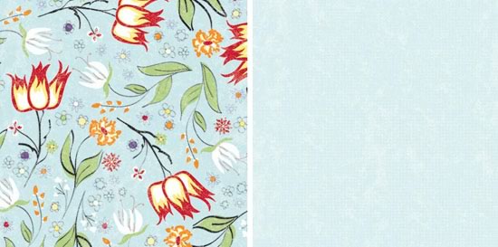 Paradise Flowers Double-Sided Paper /Lost In Paradise Collection -  G.C.D. Studios image 0