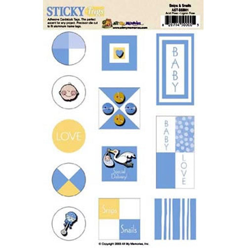 Snips &amp; Snails Stickey Tags, All My Memories image 0