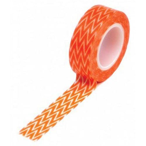 Orange Halloween Chevron Trendy/Washi Tape - Queen &amp; Co. image 0