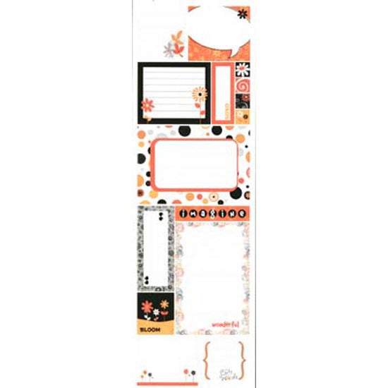 Tangerine Twist Journaling Stickers, Sandylion image 0