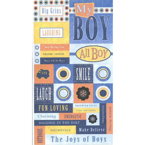 My Boy Cardstock Sticker - Carolees Creation image 0