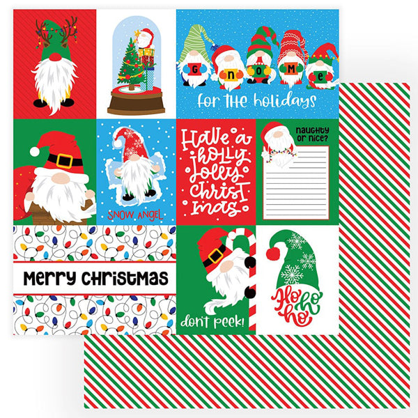 Gnome for Christmas Don't Peek Paper - PhotoPlay image 0
