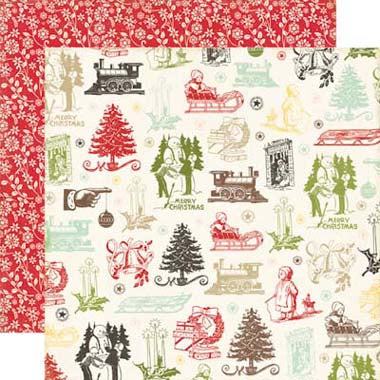 Christmas Memories Double-Sided Cardstock Paper/This &amp; That Christmas Collection - Echo Park image 0