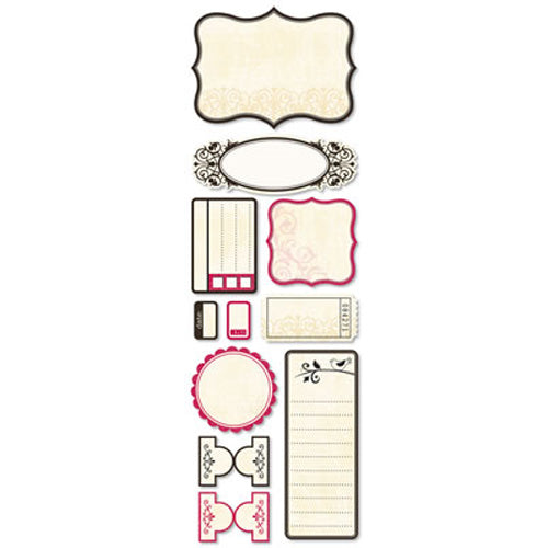 Kelly Panacci Classic Journal Labels Stickers - Sandylion image 0