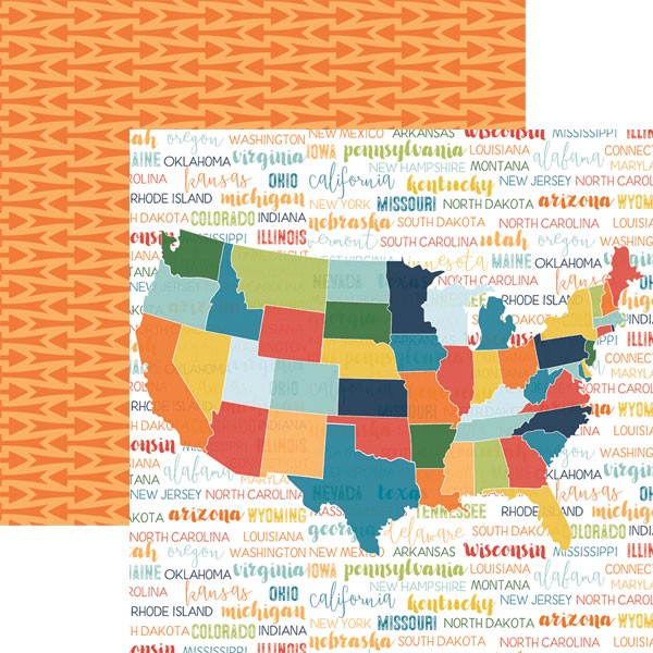 Discover USA Map Paper - Paper House image 0