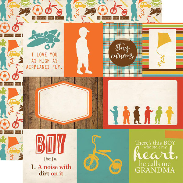 Grandson Journaling Cut-Outs - Echo Park image 0