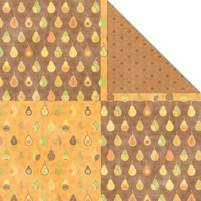 Creative Imaginations Pear Orchard Double-Sided Paper/Orchard Collection image 0