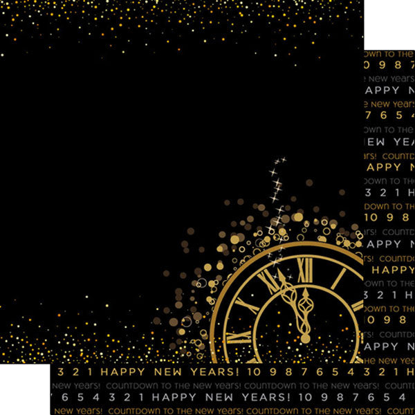 New Year Countdown Paper - Scrapbook Customs image 0