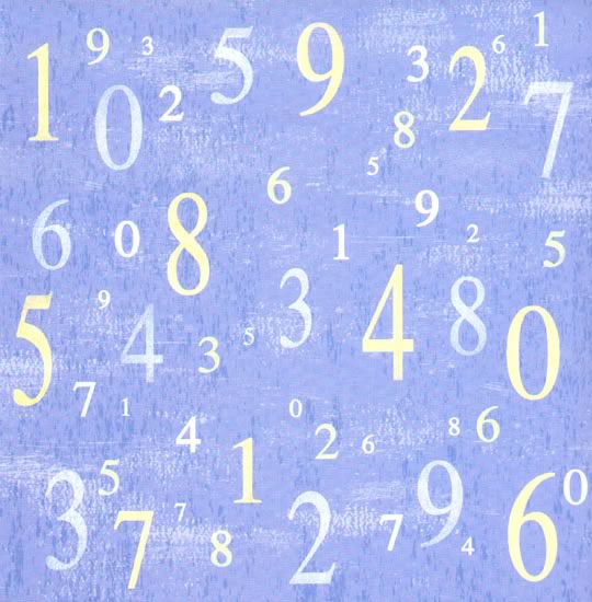 Nursery Boy Numbers Paper - Carolees Creation image 0