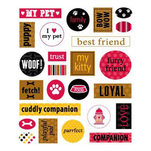 Pets Cardstock Stickers - Queen &amp; Co image 0