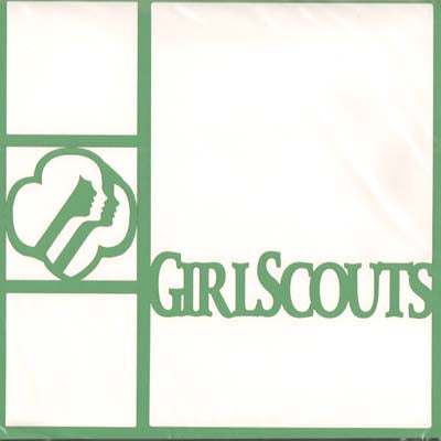 Girl Scout 2 Piece Laser Overlay 2 / Doo Dilly Designs image 0