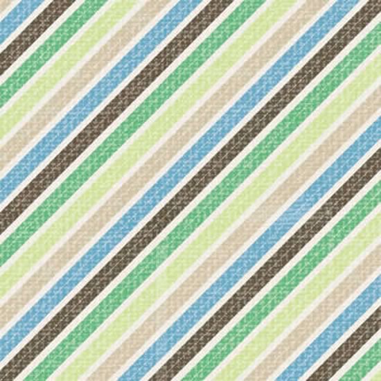 Stitched Ribbon Stripe Paper - Carolees Creation image 0