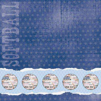 Softball Dugout Paper - Carolees Creations/Adornit image 0