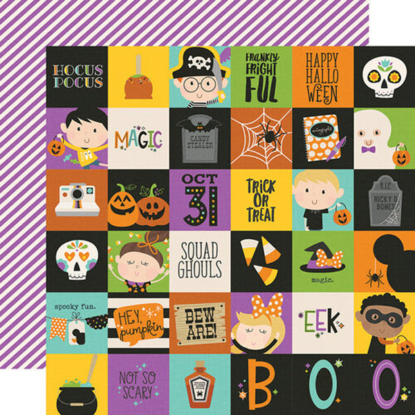 Say Cheese Halloween Elements Paper - Simple Stories image 0
