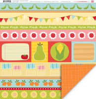 Farmer's Market Fresh From the Field Double-Sided Paper / My Little Shoebox image 1