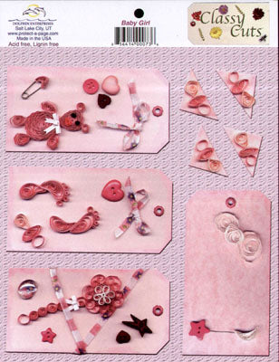 Classy Cuts Baby Girl Tags by Dolphin Enterprises image 0