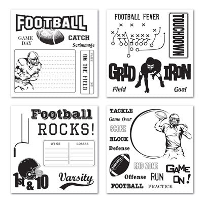 Touchdown Impress-On/ Rub-On Swatch Pack - Creative Imaginations image 0