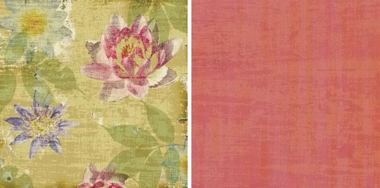 Lotus Double-Sided Paper /Zen Garden Collection - G.C.D. Studios image 0