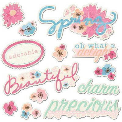 Flourish Titles Die-Cuts/Garden Party Collection / Imaginisce image 0