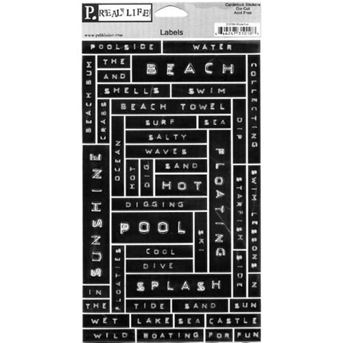 Waterfun Expressions Sticker Labels - Pebbles Inc. image 0