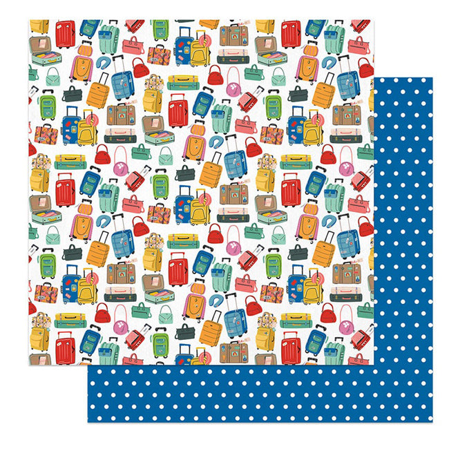 Time To Travel Luggage Paper - PhotoPlay image 0