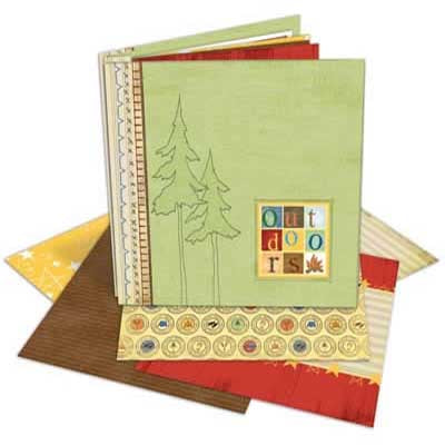 Outdoors 8X8 All In One Album - Carolees Creations image 0