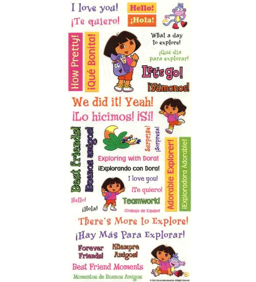 Dora The Explorer Phrase Sticker, SandyLion image 0