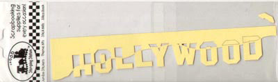 Yellow Hollywood Die-Cut by Stamping Station image 0