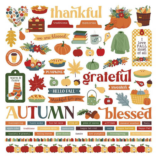 Autumn Greetings Element Stickers - PhotoPlay image 0