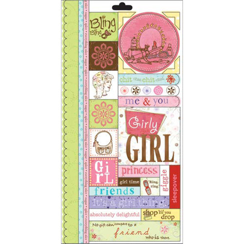 Girly Girl Stickers - Carolees Creations image 0