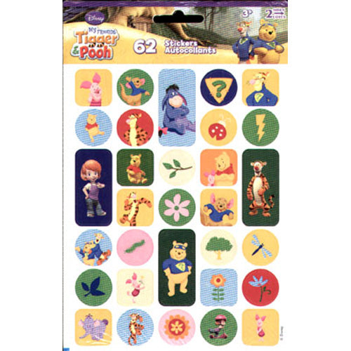 My Friends Tigger & Pooh Foldover Sticker, Sandylion image 0